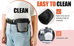 Bolsa Portátil Multiusos para Snacks, Bolsa para Desechos de Perros y Gatos, Fácil de Limpiar y Duradera, Bolsa de Cintura Pequeña de Oxford para Entrenamiento de Perros - Product Image 5