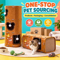 Maison pour chat en feutre personnalisée, pliable, tour modulaire pour chat, lit pour animal de compagnie d'intérieur, meubles modulaires pour chat, OEM ODM