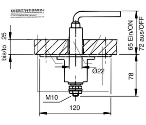 Interruttore Principale 12V per <span class=keywords><strong>Batteria</strong></span>, Interruttore di Disconnessione per Camion Mercedes DAF Steyr Volvo OEM 0 341 002 001/6EK 001 559 001 - Product Image 2