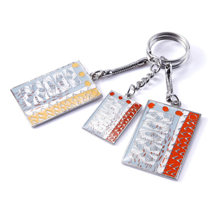 Tùy Chỉnh Logo Thiết Kế Keychain Kim Loại Keyring Số Lượng Lớn Bán - Product Image 1
