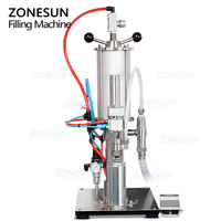 ZONESUN ZS-CQ3 table semi-automatique pneumatique voiture peinture peau Toner pulvérisation liquide aérosol métal boîtes Machine de remplissage