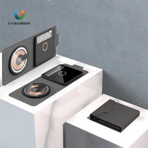 Các Nhà Sản Xuất Bán Buôn Tùy Chỉnh 2-Trong-1 Gấp Đồng Hồ Và Điện Thoại Di Động Sạc <span class=keywords><strong>Pad</strong></span> 15W Sạc Không Dây Cho Iphone - Product Image 2