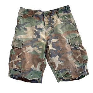 YSJY Streetwear personalizzato a vita alta in cotone pesante ampio peso massimo mimetico mimetico <span class=keywords><strong>Cargo</strong></span> corto per gli uomini - Product Image 1