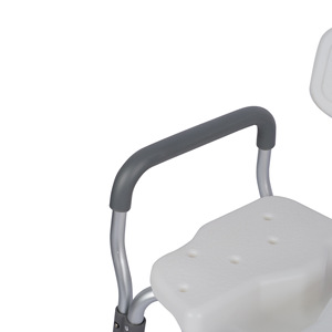 Chaise de douche Qinda en alliage d'aluminium avec accoudoirs, tabouret antidérapant pour salle de bain, pour personnes âgées et handicapées - Product Image 2