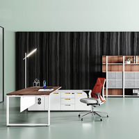 Suministro directo de fábrica Explore Workspace XFS Executive Office Escritorio en forma de L Smart Convertible Modular Extensible Metal moderno