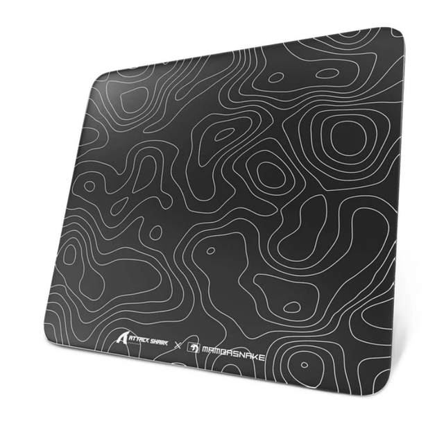 Attack Shark CM05 Ultra-Smooth Surface Waterproof Tempered Glass Gaming Mouse Pad 450*400*5 mm 9H Hardness in Stock