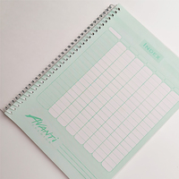 Carnet à spirale personnalisé ligné, reliure spirale, 216x153mm, couverture souple imprimée, papeterie scolaire et de bureau, vente en gros OEM
