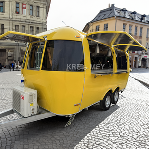 Carrito de Comida Móvil de Acero Inoxidable con Diseño Personalizado, Carrito de Venta Ambulante, Remolque de Comida para Pizza, Té de Burbujas - Product Image 4