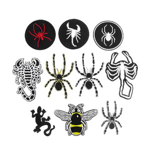 Iron on Embroidery Exquisite Scorpion Gecko Spider Patch for Decoration - Product Image 1