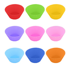 Hot-selling Silicone 6 Slot Baking Mold Cake Baking <strong>Pans</strong> Cupcake <strong>Liners</strong> for Cake Making - Product Image 3