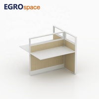 Solution d'aménagement de bureau EGROspace : Cloison de séparation en verre acoustique pour poste de travail et bureau individuel