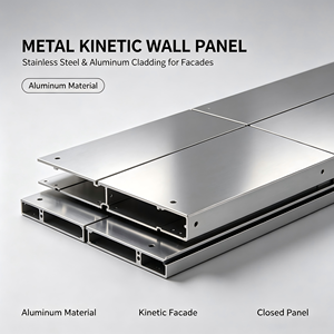 Sistema de Fachada Cinética de Aluminio, Panel de Pared Metálico Decorativo, Revestimiento Exterior para Fachadas de Edificios - Product Image 5