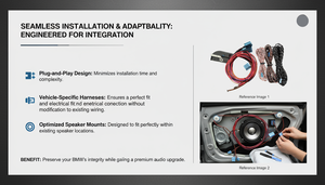 Kit de Cableado de Amplificador de Audio <span class=keywords><strong>para</strong></span> Automóvil Original <span class=keywords><strong>para</strong></span> BMW Serie 3/4 G20 G26, Arnés L7, Amplificador <span class=keywords><strong>Harman</strong></span> <span class=keywords><strong>Kardon</strong></span>, Sistema de Altavoces de Audio - Product Image 2