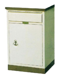 FG-8 Y Tế ABS Bệnh Viện Nội Thất Bed-Stand Bệnh Nhân Cạnh Giường Tủ Bảng Locker Với Giày Rack - Product Image 3