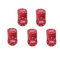 Jetons de jeu multicolores étanches en ABS, OEM ODM, vente en gros, Mahjong, Texas Hold'em, Poker, jetons de score durables et légers, standard