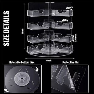 Estante de exhibición de tarjetero de acrílico personalizado de fábrica personalizable moderno para el hogar, oficina, estante de mesa, uso en supermercado - Product Image 5