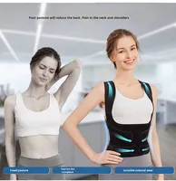 AULEX Correcteur de posture dorsal professionnel respirant en polyester et coton, réglable, pour soulager les maux de dos – Meilleure vente