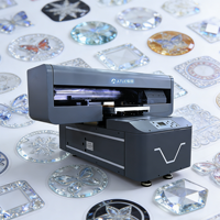 Harga Pabrik Printer Hybrid Otomatis UV Flatbed Inkjet A3 Baru untuk Usaha Kecil Percetakan Bola Golf, Kartu PVC, dan Flex Printing
