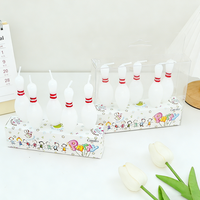 Bougies d'anniversaire créatives en forme de boule de bowling, faites à la main, lot de 5, pour la décoration de gâteaux de fête, bougies d'anniversaire mignonnes en gros