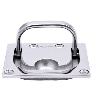 Maniglia a scomparsa per sollevamento, in acciaio inossidabile 316 di grado marino, per portelli di barche, maniglia a scomparsa per sollevamento, maniglia ad anello a filo per barche - Product Image 5