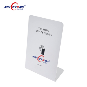 Soporte de comentarios NFC reutilizable para tienda minorista Aumentar las revisiones en línea Código <span class=keywords><strong>QR</strong></span> - Product Image 3