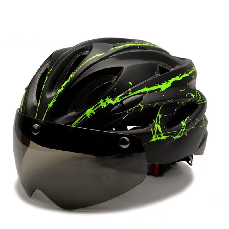 Glossy Black and Green