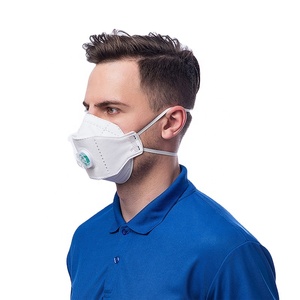 Одноразовый респиратор FFP2 европейского стандарта с сертификатом CE, <span class=keywords><strong>3</strong></span> слоя, регулируемый носовой зажим, пылезащитный, дышащий, с креплением на голову, Energizer - Product Image 4