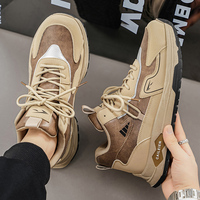 Nouvelles baskets montantes M7220 pour hommes – Chaussures de sport respirantes, tendance, polyvalentes, antidérapantes et durables pour la marche décontractée