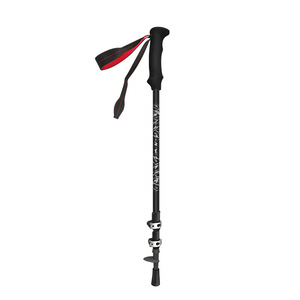 Bâton de randonnée télescopique en fibre de carbone Cloud Carriage, 163g, 3 sections, verrouillage externe, poignée droite, pour la randonnée en plein air - Product Image 2