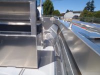 Console centrale en aluminium pour bateau de pêche, 17 pieds,