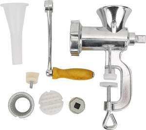 Mini picadora de carne Toptool Manual de acero inoxidable operado por alemán/francés 2.0L de capacidad para uso doméstico y hotelero - Product Image 6