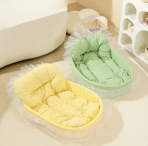 ZELIKO Cuccia Moderna Quadrata per Cani e Gatti - Lettino Portatile per Cani con Rivestimento Rimovibile in Morbida Fibra di Pelliccia, Utilizzabile in Tutte le Stagioni, Taglie Piccole-XL - Product Image 3