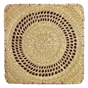 En gros Tissé À La Main 100% Écologique Ottoman Seagrass Coussin Carré Pour La Décoration De Meubles - Product Image 1