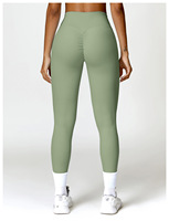 Legging Yoga Wanita High Waist Scrunch Butt, Legging Seamless Pengangkat Bokong, 18 Warna Populer, Pakaian Olahraga, Gym, Fitness, Sportswear