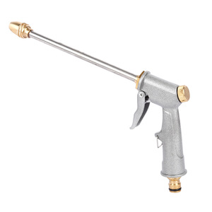 Guoma Ruixiang All Metal High Pressure Water Gun Long <b>Handle</b> For Car Wash Home Cleaning Gardening - Product Image 4