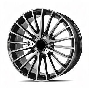 Rines de Aleación de Aluminio Cromados Cóncavos Negros de Perfil Profundo de 19 20 21 22 24 26 Pulgadas con 5x112 Radios para Audi <span class=keywords><strong>BMW</strong></span> - Product Image 2