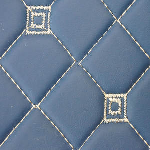 مصنع مخصص التطريز سيارة قماش مخيط غطاء مقعد السيارة سجادة القدم فرش السيارات cuero PVC rexine - Product Image 3