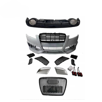 Kit Carrozzeria Completo RS6 per Audi A6 2005-2012, Materiale PP, Paraurti Anteriore e Diffusore Posteriore, Kit di Conversione da Vecchio a Nuovo Modello