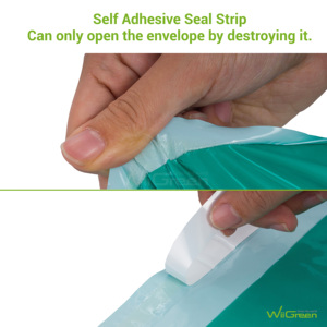 Ruban adhésif vert léger de haute qualité pour sacs, imperméable, résistant aux déchirures, promotion, épaisseur personnalisée de 2,5 mil - Product Image 3