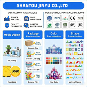 Magnetic Tiles ABS Plastic Kids 3D Magnetic Building Blocks Set Educational Magnet Tiles Building <strong>Toys</strong> for Children - Product Image 5