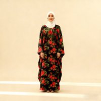 Abayas en polyester faites à la main, coupe ajustée, longueur cheville, pour femmes musulmanes, grandes tailles, couleur personnalisable, manches longues, respirantes, anti-plis