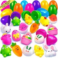 Œufs de Pâques personnalisés avec mini-jouets à l'intérieur, remplissages pour bac sensoriel, cadeaux préremplis pour fêtes d'enfants, garçons et filles