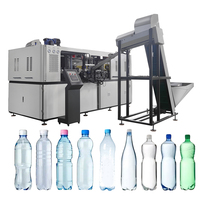 Machine de soufflage automatique de bouteilles PET, moteur Mitsubishi PLC, pompe, moteur, soupape haute pression, nouveau modèle SEGD-6, bouteille de 2L