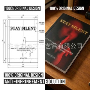 สมุดบันทึกการเรียนแบบเงียบ ขนาด A5 ปกแข็ง ยี่ห้อ Custom ZS พิมพ์ดิจิทัล สำหรับสำนักงานและโรงเรียน - Product Image 3