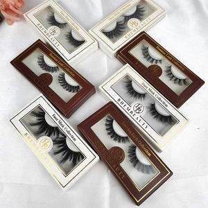 B1022 Großhandel Wimpern <span class=keywords><strong>box</strong></span> benutzer definierte Logo Druck Pappkarton Roségold Folie Stempel Schönheit falsche Wimpern Papier Verpackungs schachteln - Product Image 2