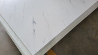 JESTONE Solide Surface Corians Acrylique Solide Surface Feuille Veiné Veiné Veinage Calacatta pour Comptoir Panneau Mural 3660*760*12mm