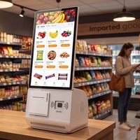 Kiosco de Autoservicio con Pantalla Táctil de 15.6 Pulgadas para Punto de Venta, Android 11, 2+16GB SDK, para Microtiendas