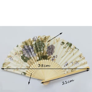 Klassieke Vrouwelijke Retro Chinese Wandventilator Handgeschilderde Traditionele Stijl Bamboe Milieuvriendelijk Opvouwbaar Ontwerp Met Souvenir - Product Image 5