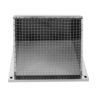 Capuchon d'échappement mural en acier inoxydable de 8 pouces avec écran en maille pour extracteurs de salle de bain et de cuisine