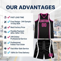 Maillot de basketball personnalisé PURE USA avec ruban rose pour la sensibilisation au cancer du sein, ensemble uniforme de basketball pour hommes, débardeur de basketball